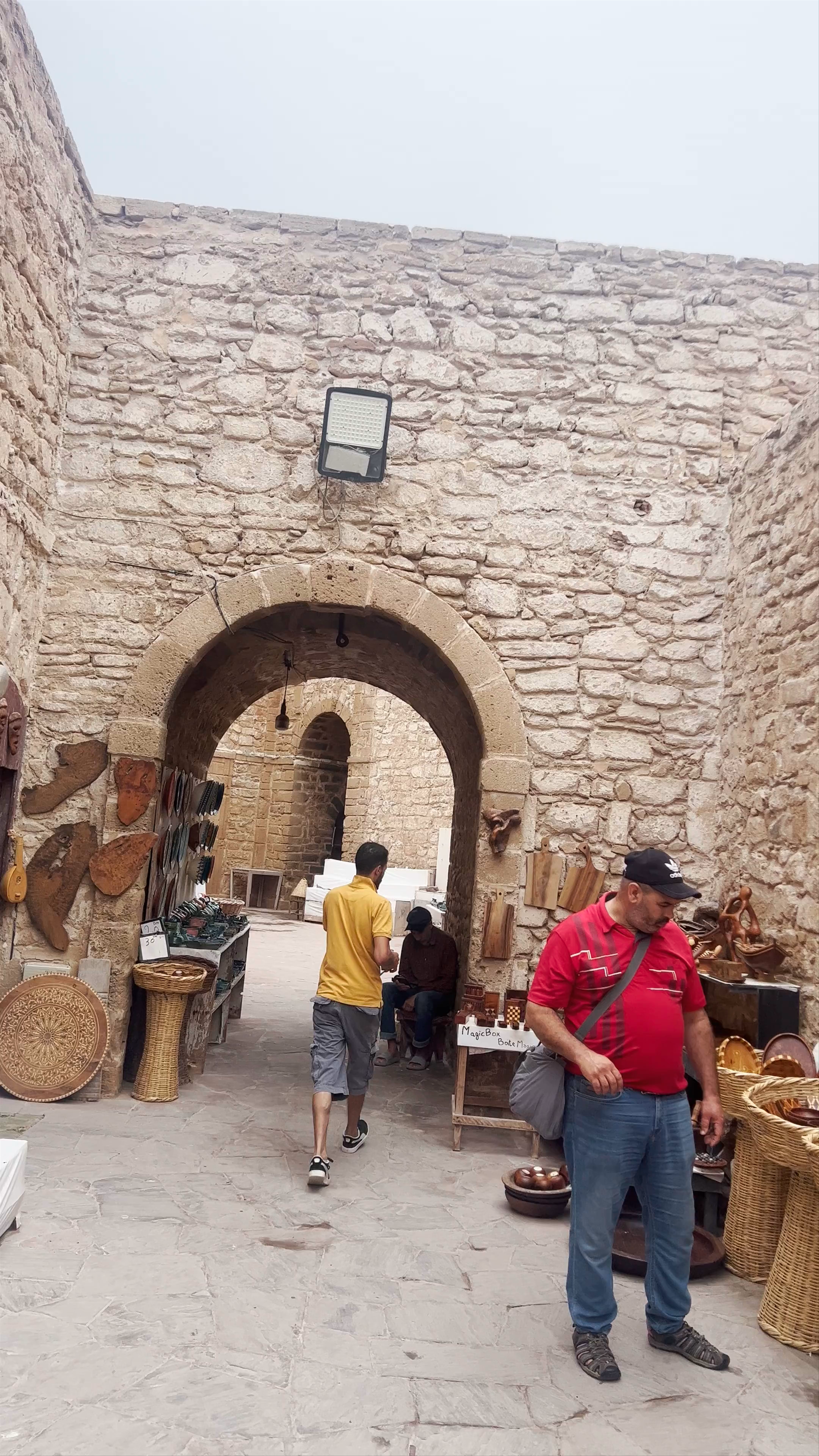 Exploring the Historic City Walls of Essaouira, Morocco