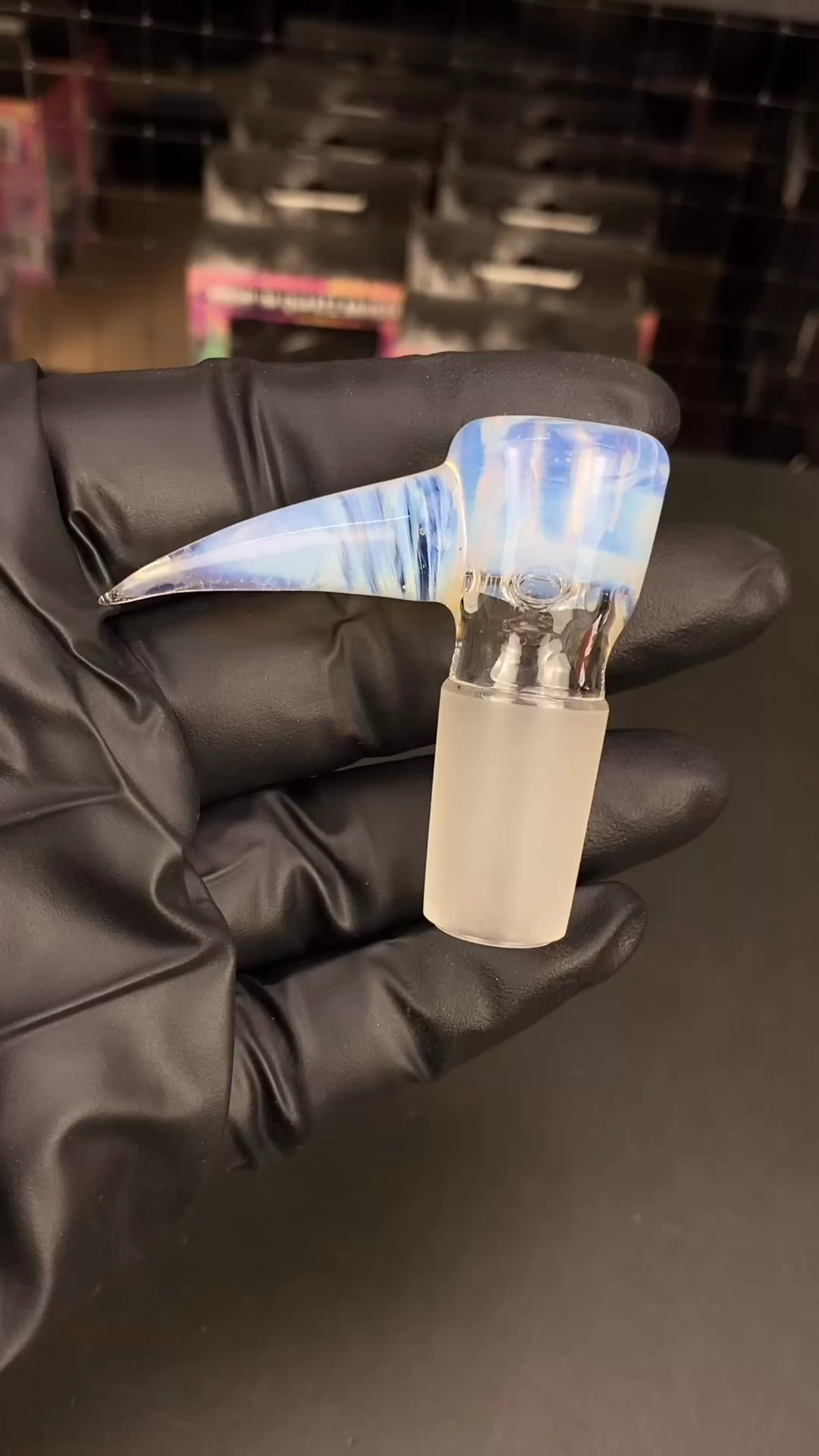 Preview pic of 18mm 4-Hole Glass Bowl Slide by Magizle