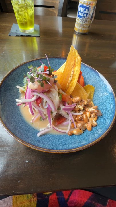 Pink Salt Restaurant - This Peruvian ceviche clasico is AMAZING and is a perfect dish to have or to even share. It's also great to pair with any Peruvian entree. - Peruvian Near Me - Seattle, Washington