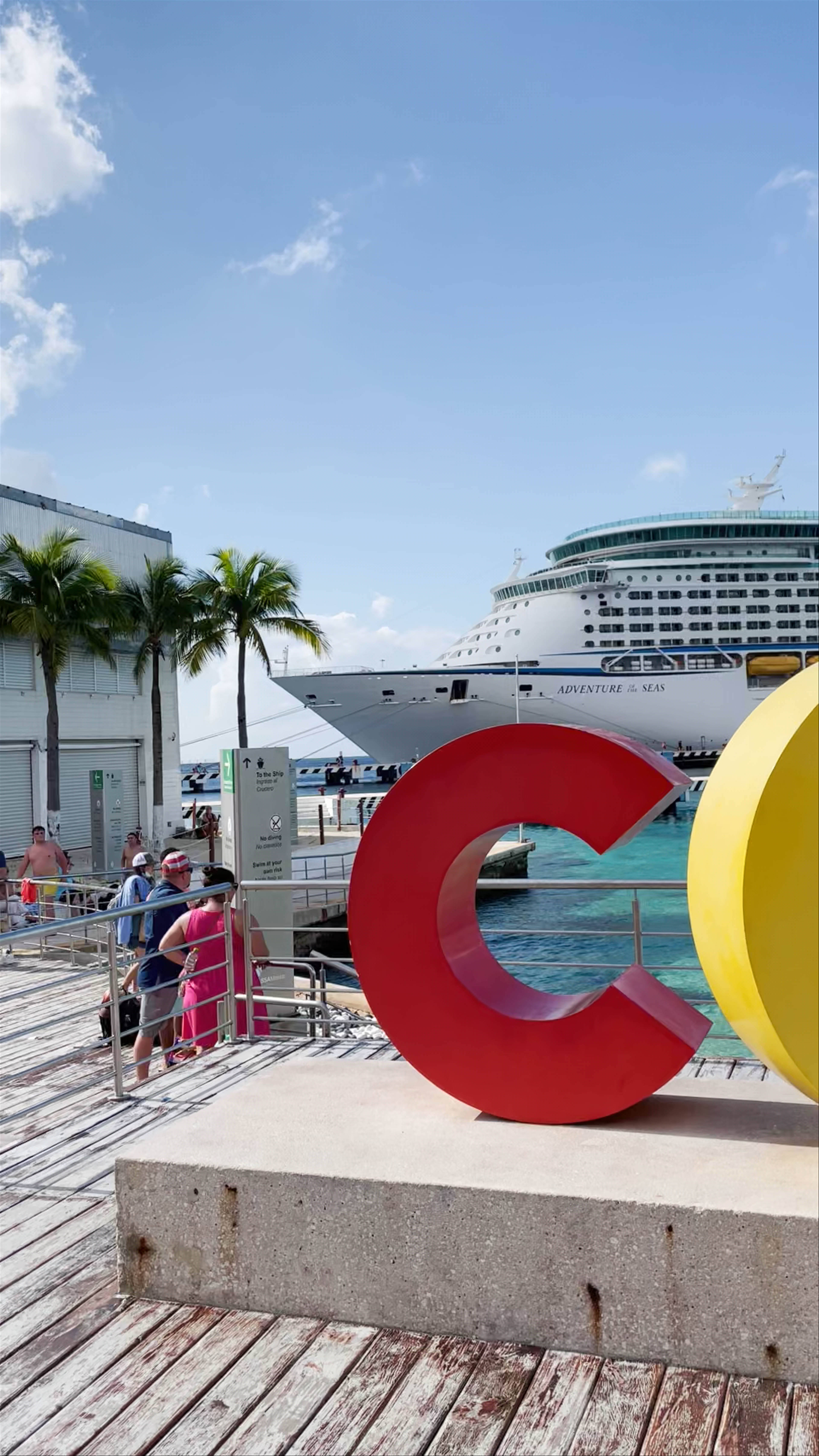 Vibrant Arrival at Cozumel Cruise Terminal, Quintana Roo, Mexico