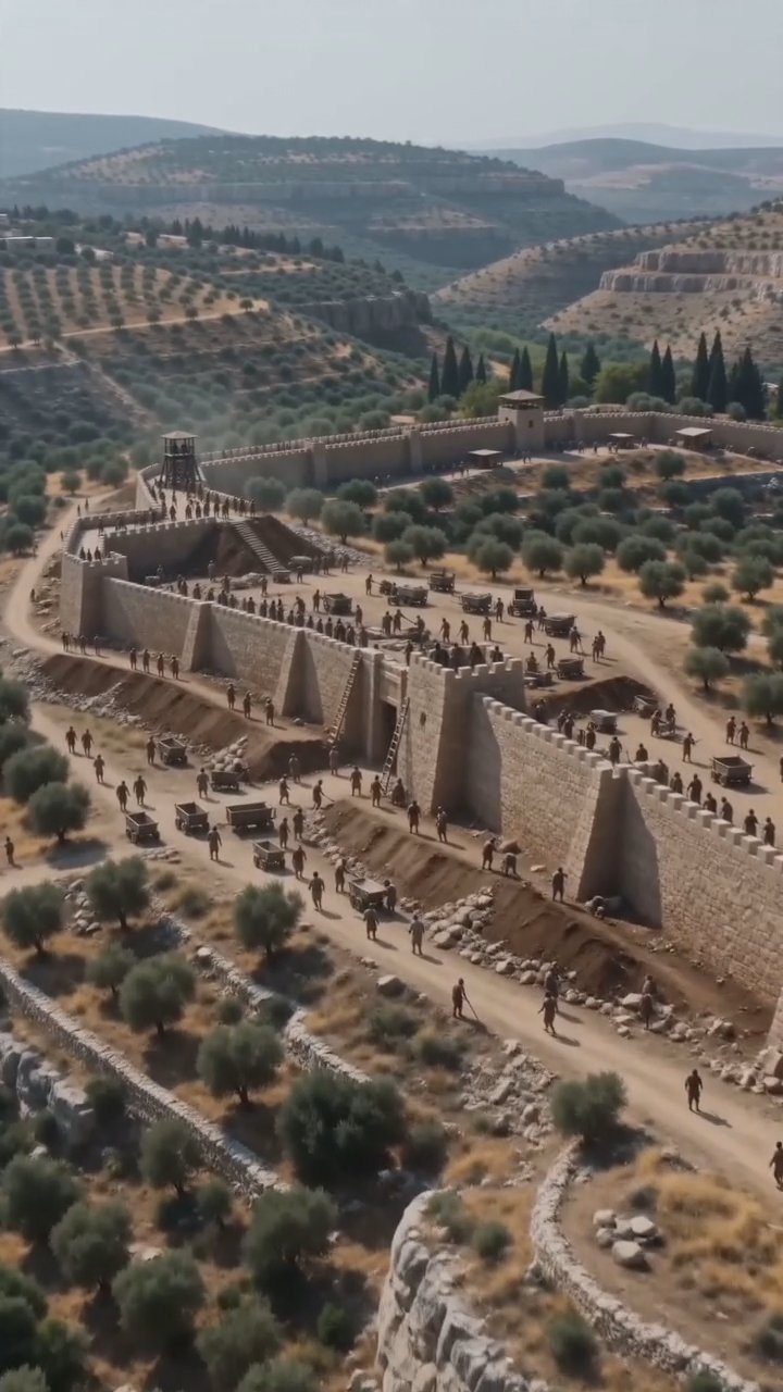 King Asa Fortifies the Walls of Judah
