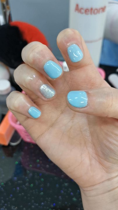 E & E NAILS - i love this place! have lots selection on the colors. i did baby blue today (#55) love the color sooo much !thank you for the wonderful job - Nail Salons Near Me - Burnaby, British Columbia
