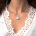 Larimar Adella Sapphire Necklace