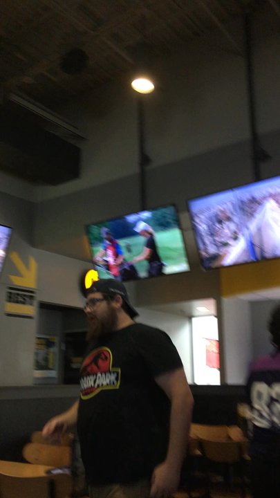 Buffalo Wild Wings - Enough TV's for everyone!  Plus loud music blaring - Chicken Wings Near Me - Concord, North Carolina