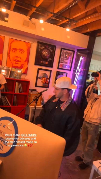 Licorice Pizza Records - Little snip of the last song on the new Illenium odyssey album at the preview party - Vinyl Records Near Me - Studio City, California