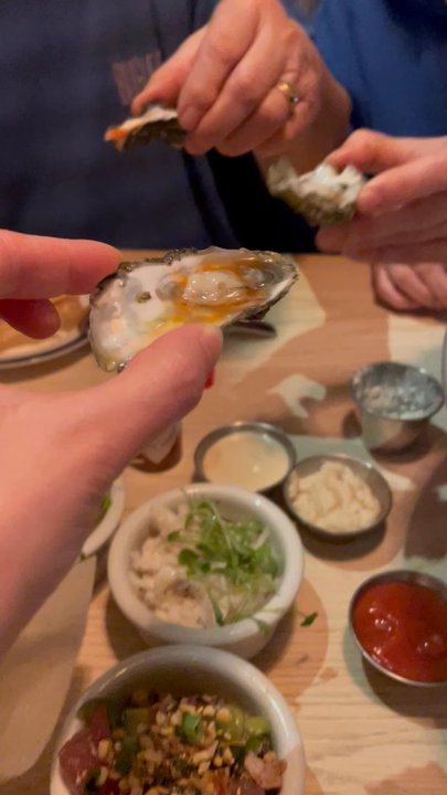 Lure Fish House - Tiny oysters - Seafood Near Me - Porter Ranch, California