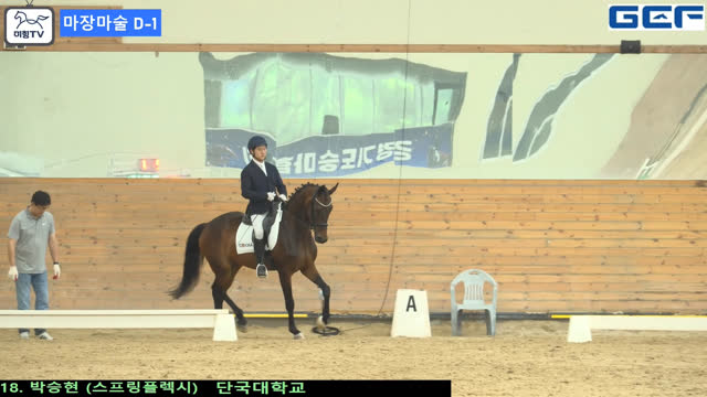 박승현 (스프링플렉시) — 제2회 경기도체육회장배 전국승마대회 兼 제107회 전국체육대회 경기도 대표선수 선발전 (마장마술) · 마장마술 D1 Class