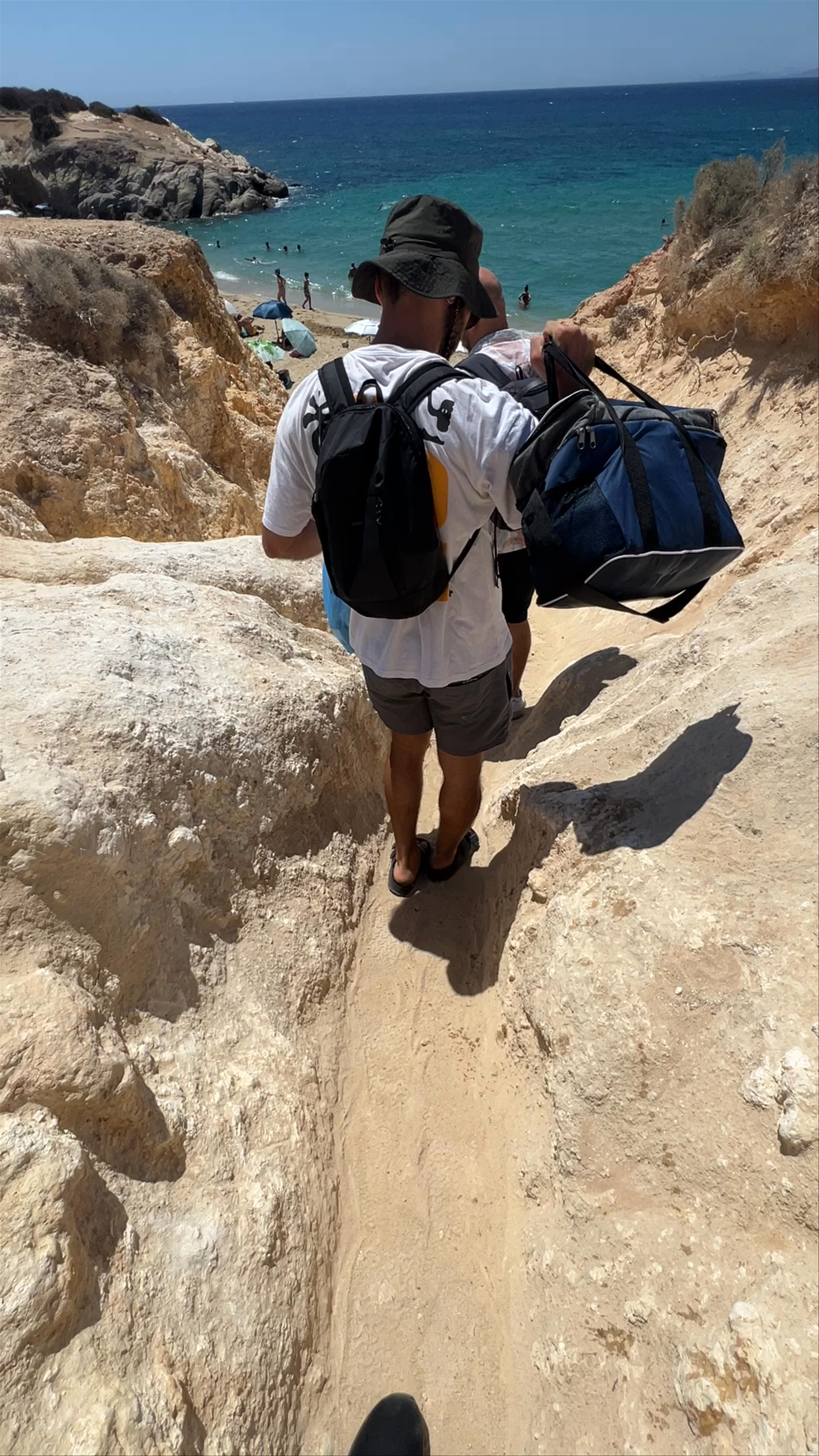 Hidden Beach Adventure at Hawaii Beach, Greece