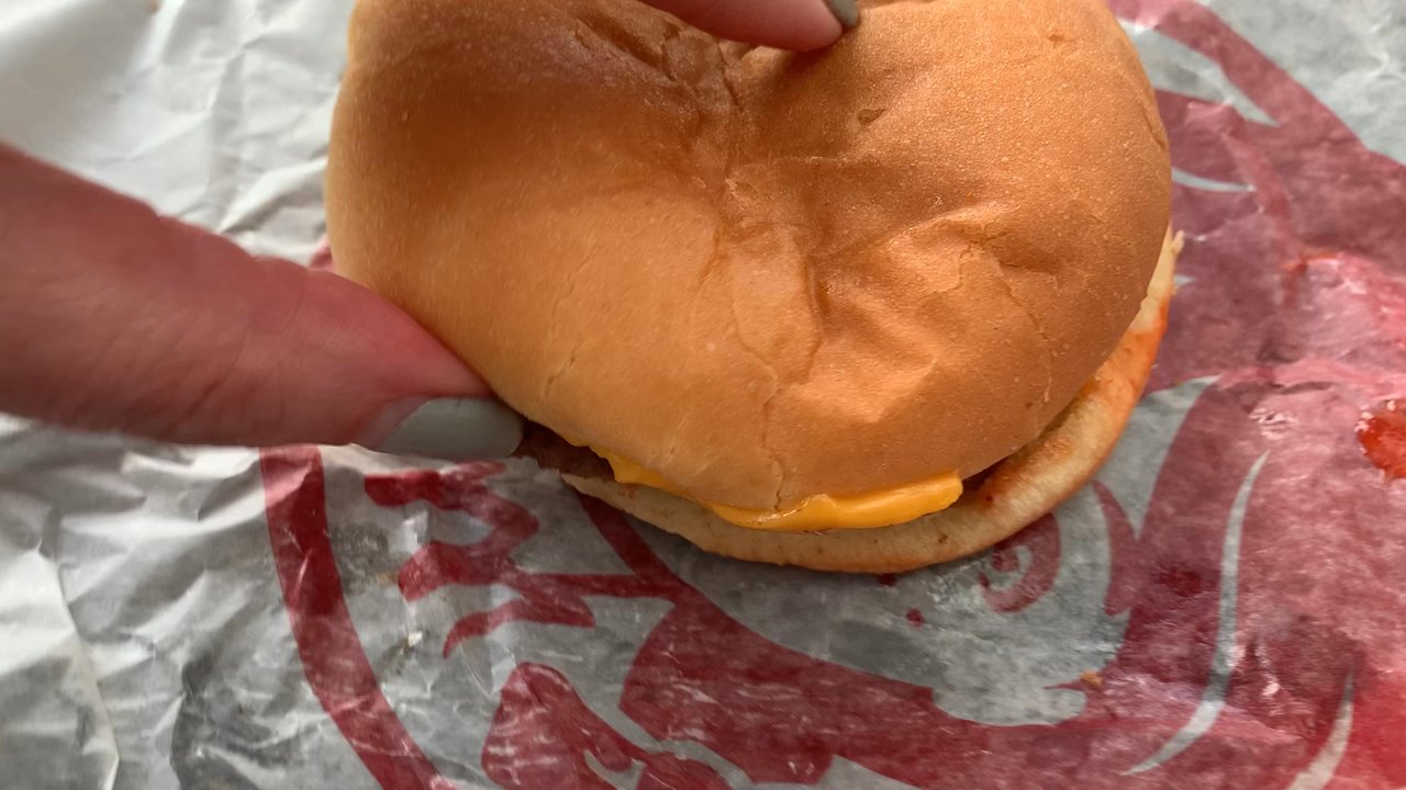 Wendy's - I ordered a double stack and got a single!!! Honestly they should just call these burgers sliders because they are so tiny! - Burgers Near Me - Newberg, Oregon