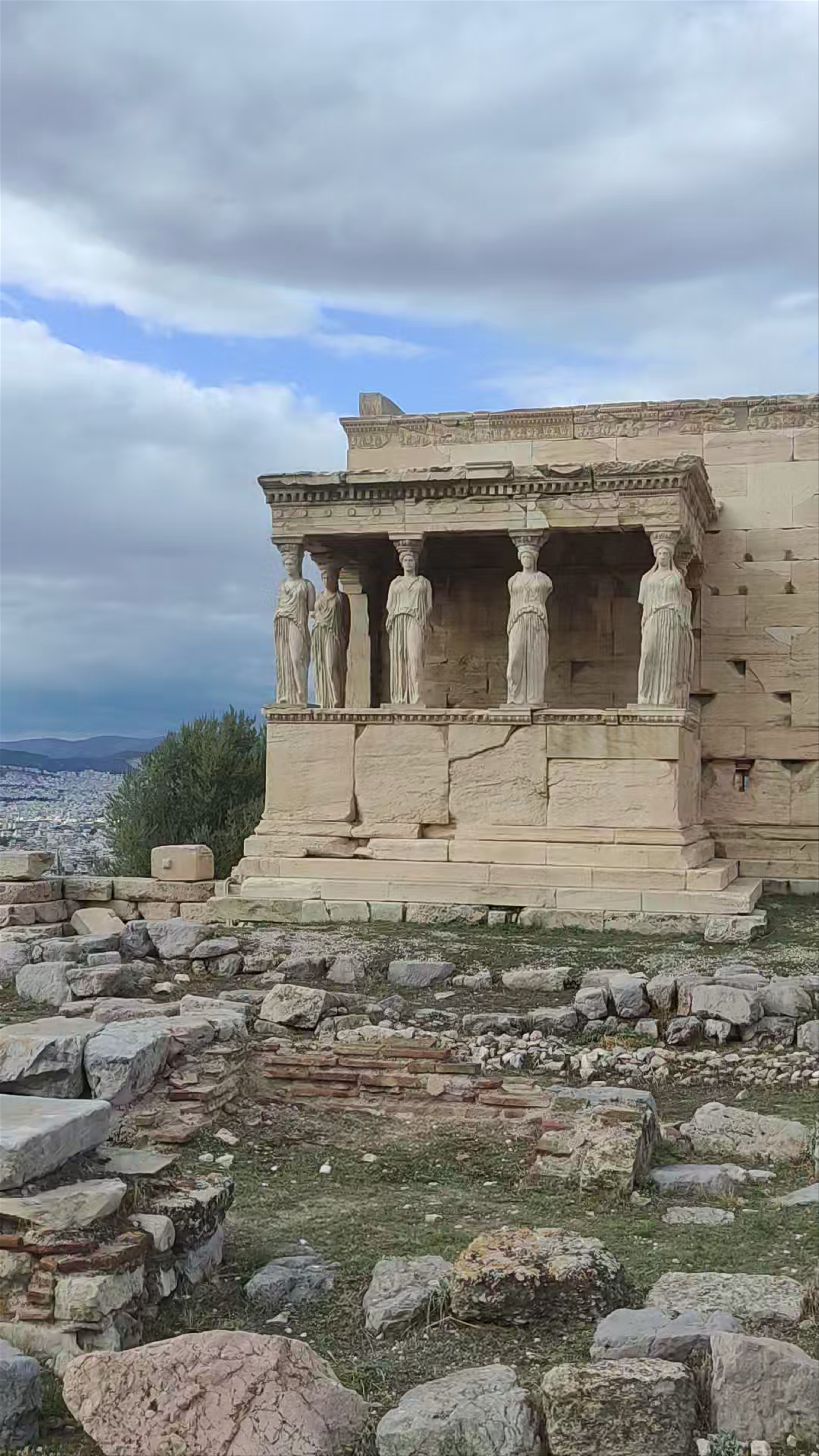 The Erechtheion Temple: Timeless Majesty over Athens