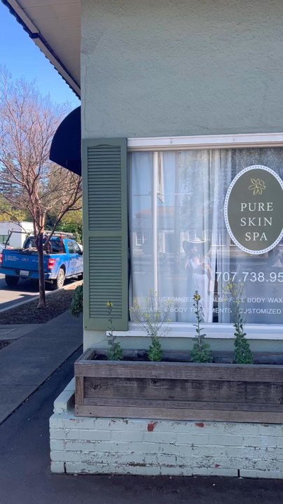 Pure Skin Spa - The outside and little tour of the massage room I was in! - Skin Care Near Me - Napa, California
