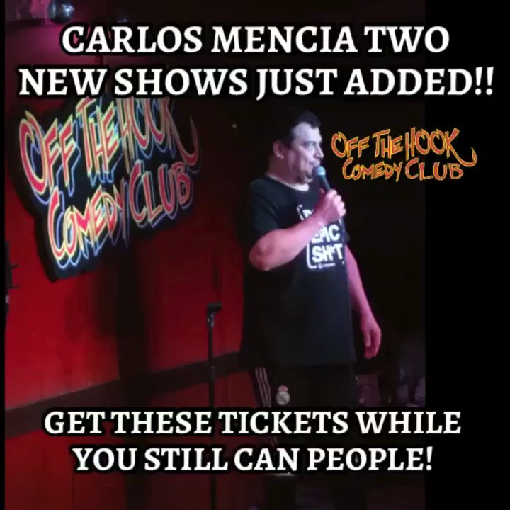 Off The Hook Comedy Club - Can't wait to see Carlos Mencia tonight! - Comedy Clubs Near Me - Naples, Florida