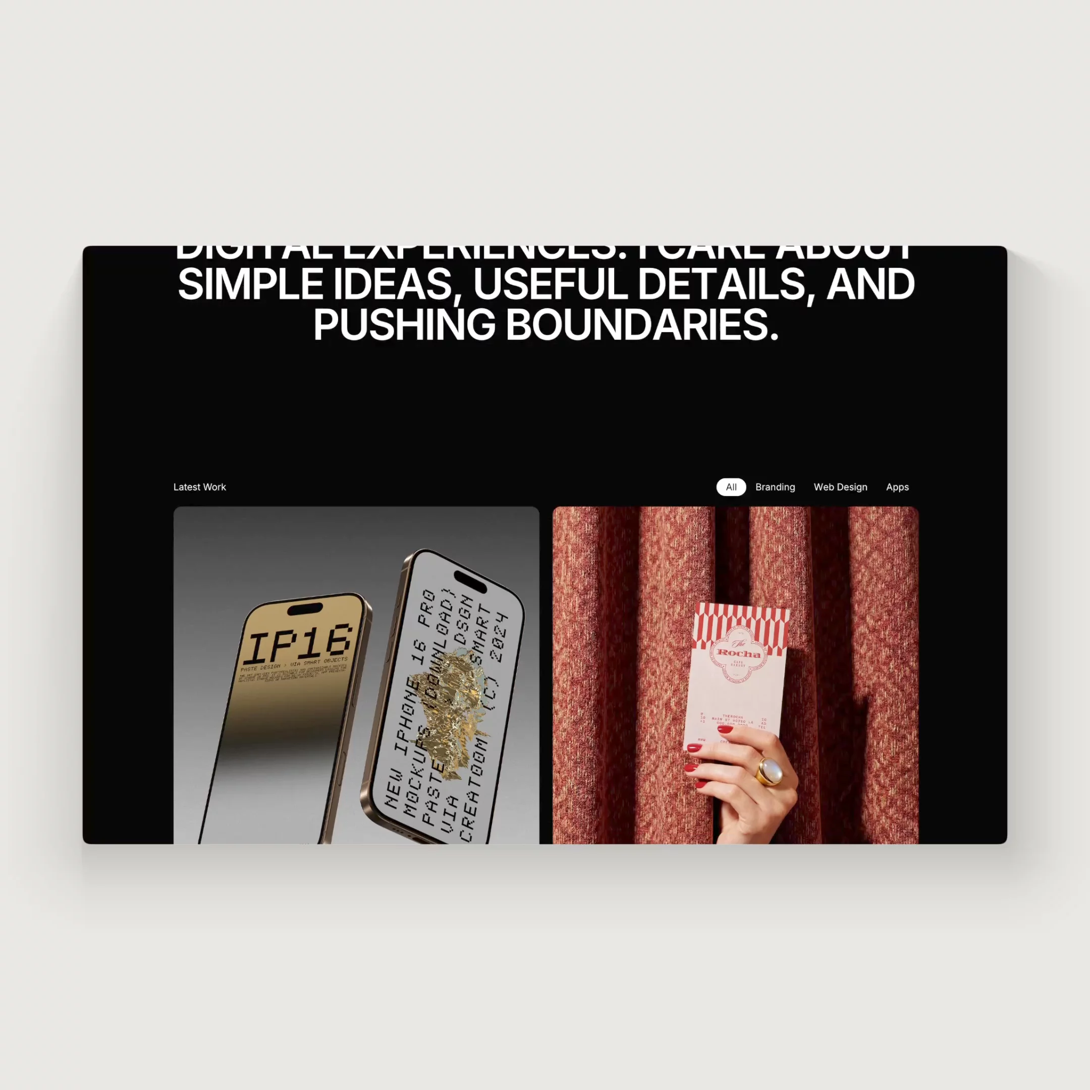Made TD Mike with an easily customizable 3D component and a working design system.