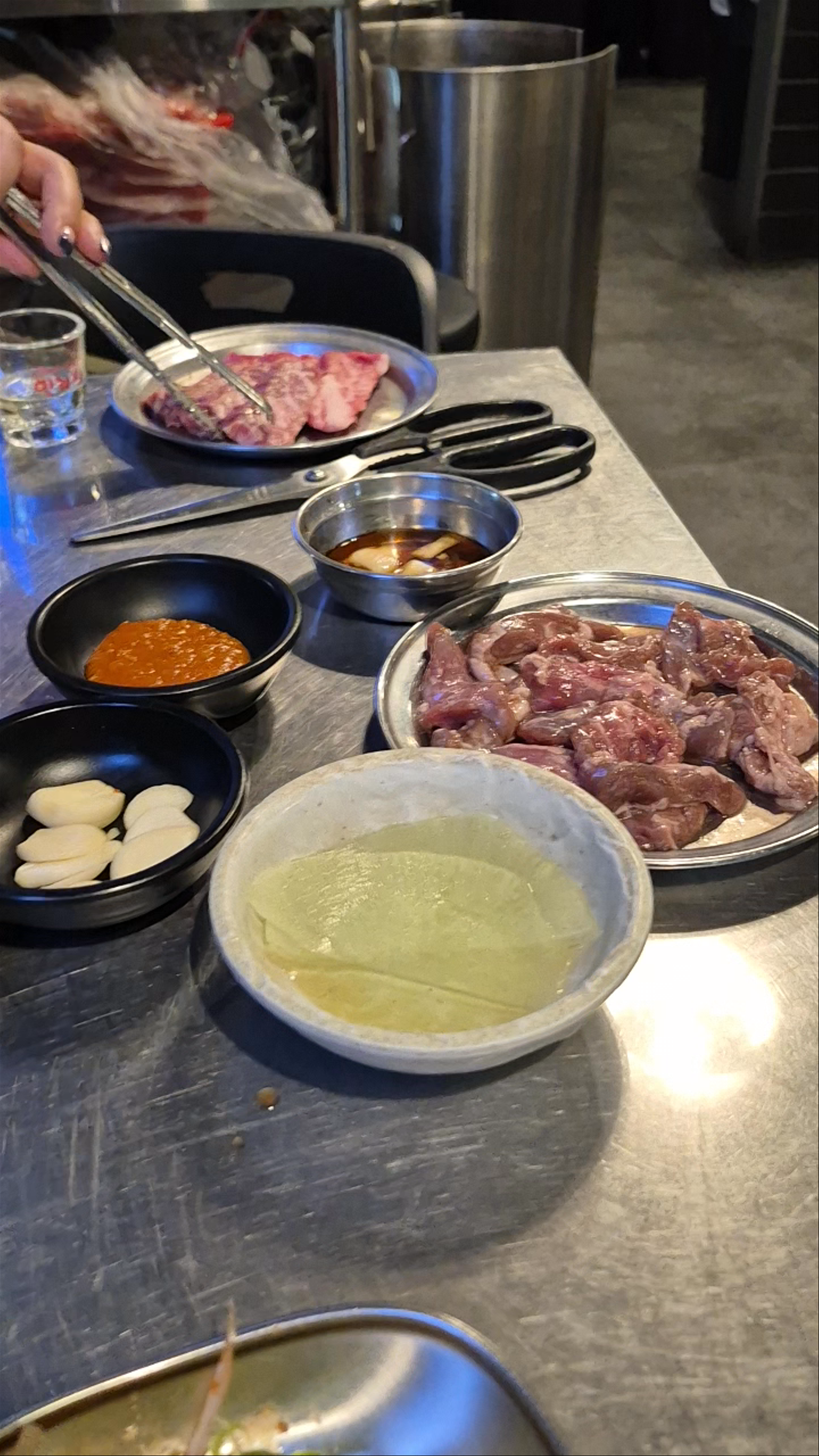 Authentic Korean BBQ Experience at Sam's Korean BBQ Restaurant, Gangnam, Seoul