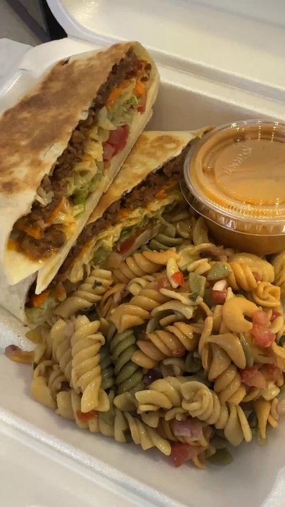 Vegan Vibrationz - OG CrunchWrap Supreme & Pasta - Vegan Near Me - Plano, Texas