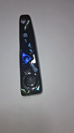 Preview pic of Dichroic Glass Pipe - Abstract