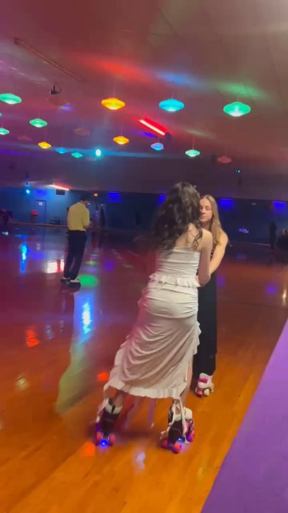 Frye's Roller Rink - Me skating with my friend - Skating Rinks Near Me - Concord, North Carolina