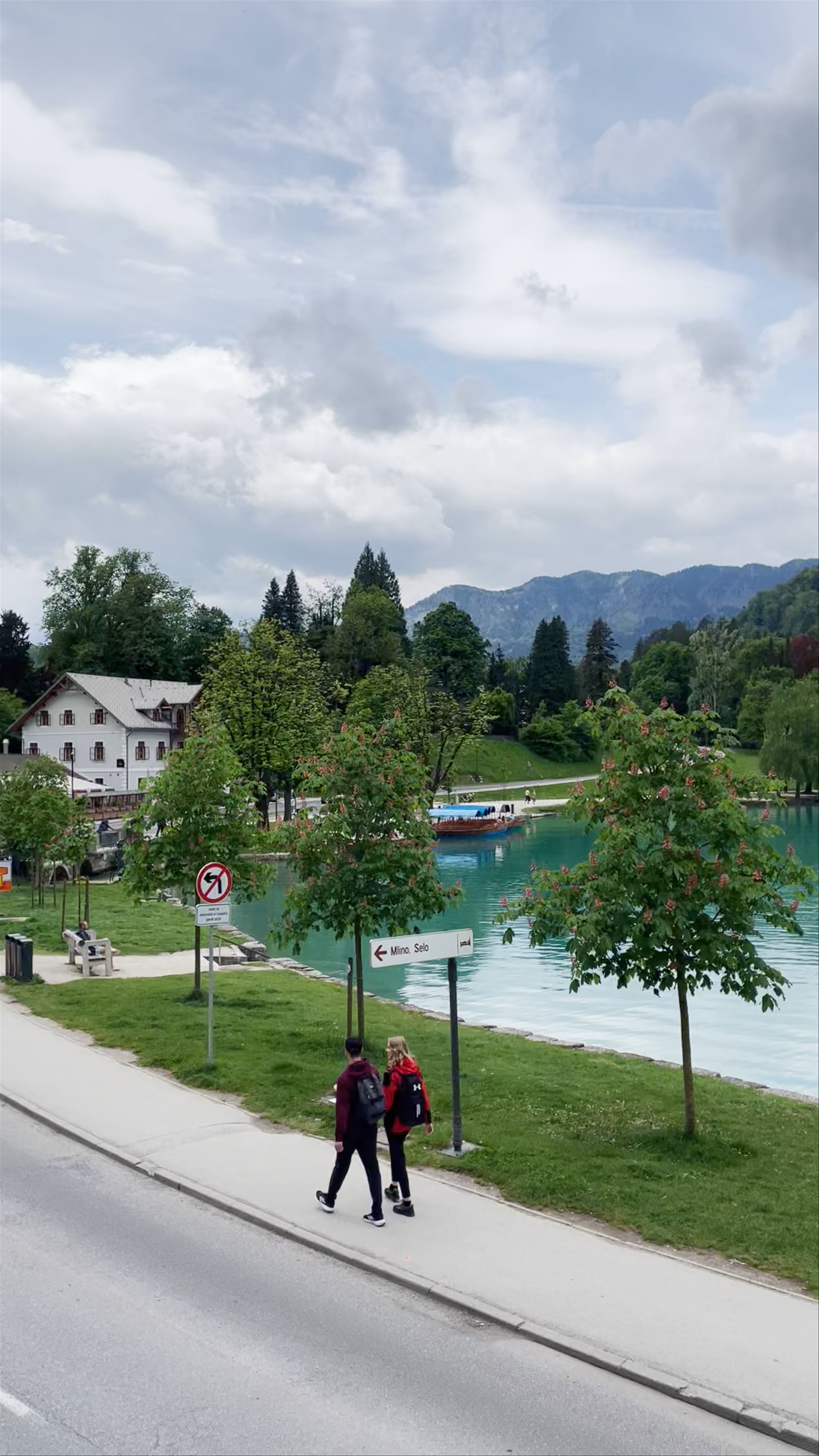Strolling Along Lake Bled's Serene Shores in Slovenia