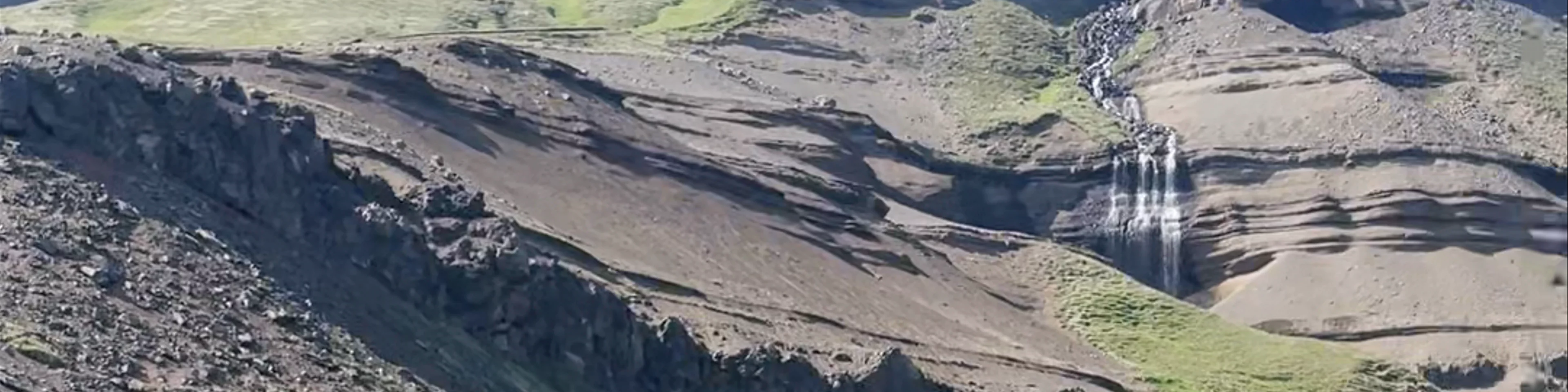 Hengifoss Waterfall