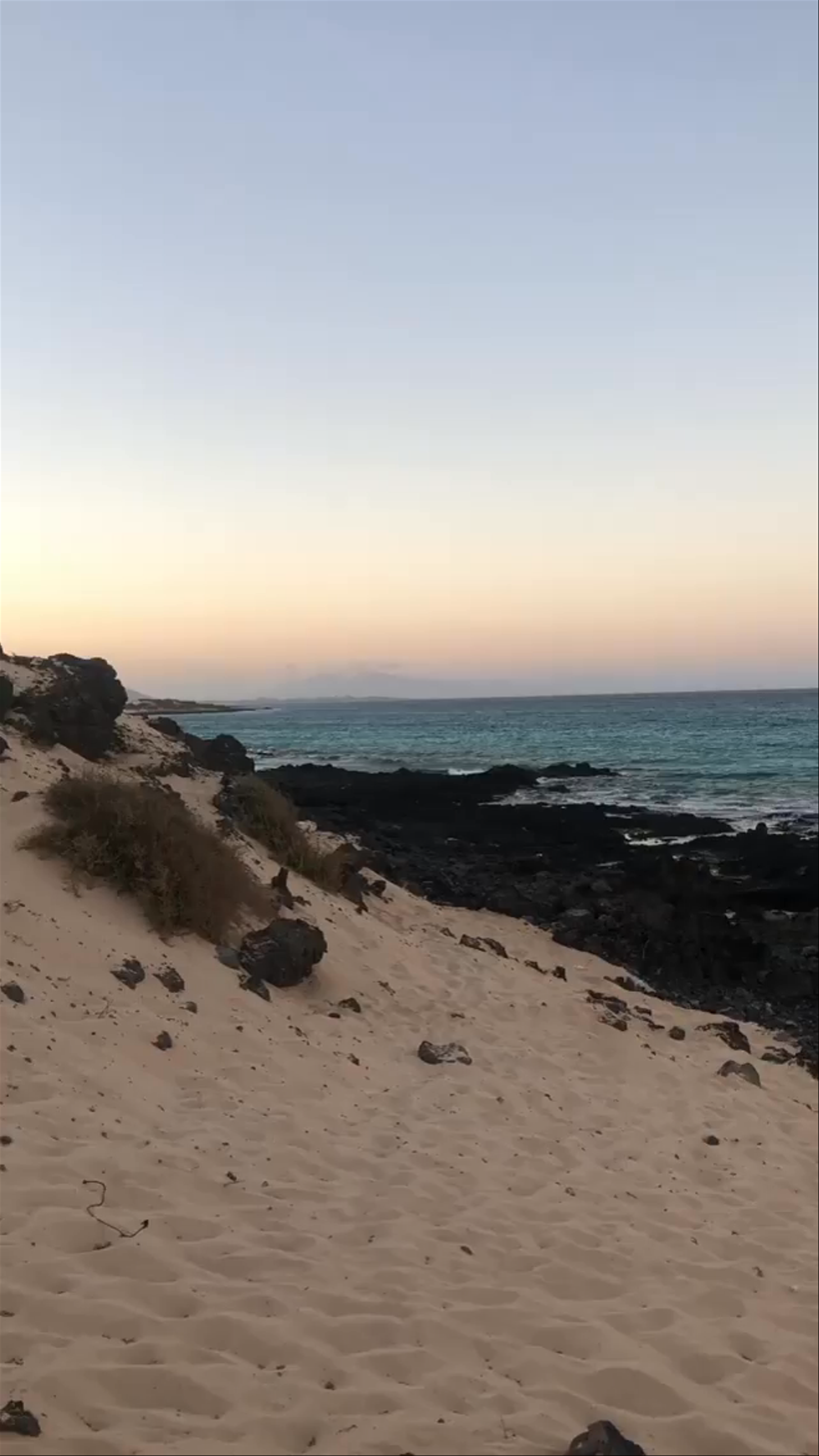 Sunset Serenity at Popcorn Beach, Corralejo, Spain