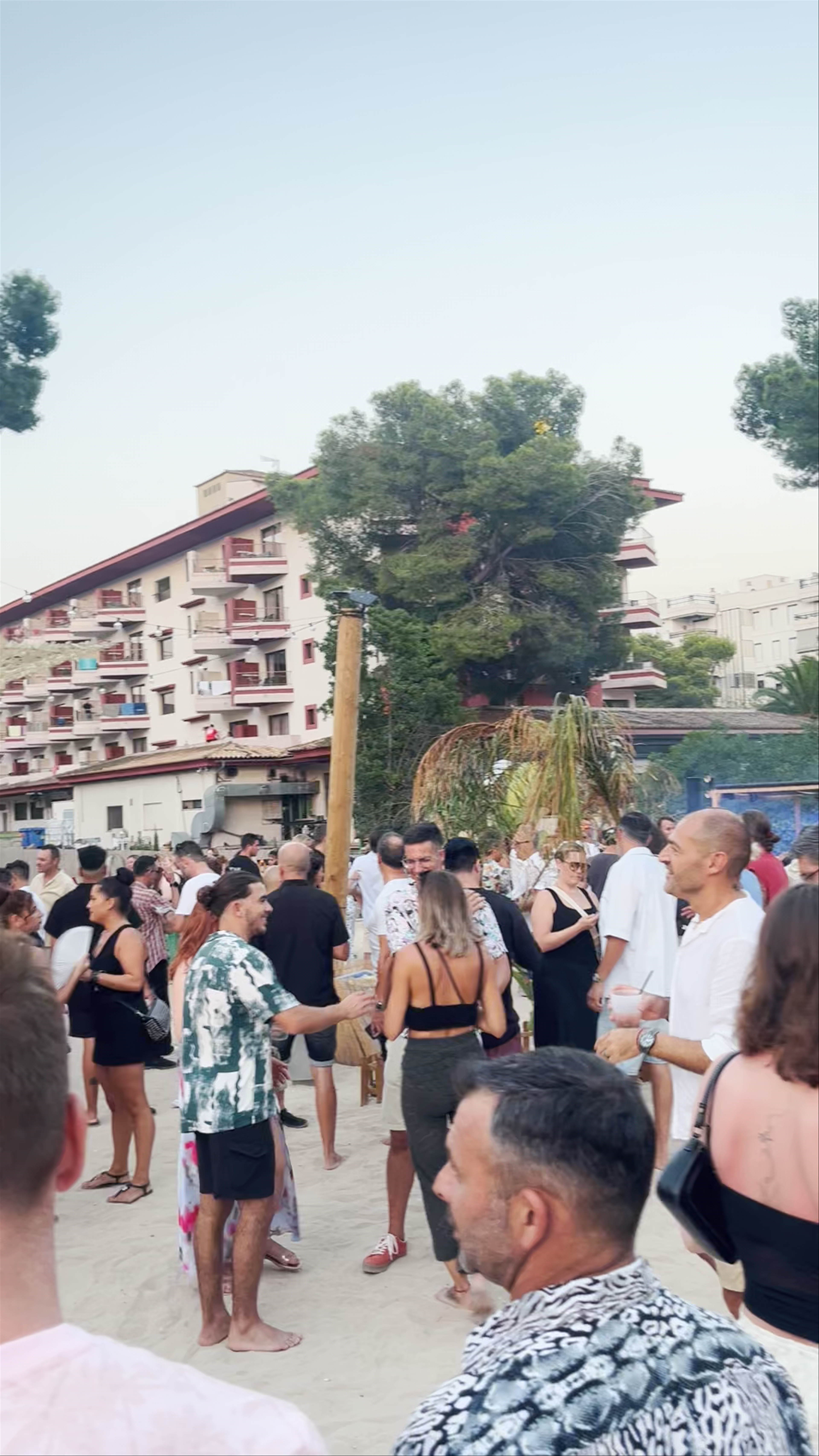 Sunset Beach Party at Cook's Club Palma Beach, Spain