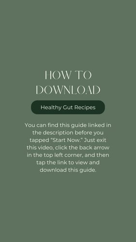 Healthy Gut Recipes