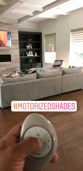 Modern AV Innovations - Installation of new motorized shades for a client in Houston,  TX - Home Theatre Installation Near Me