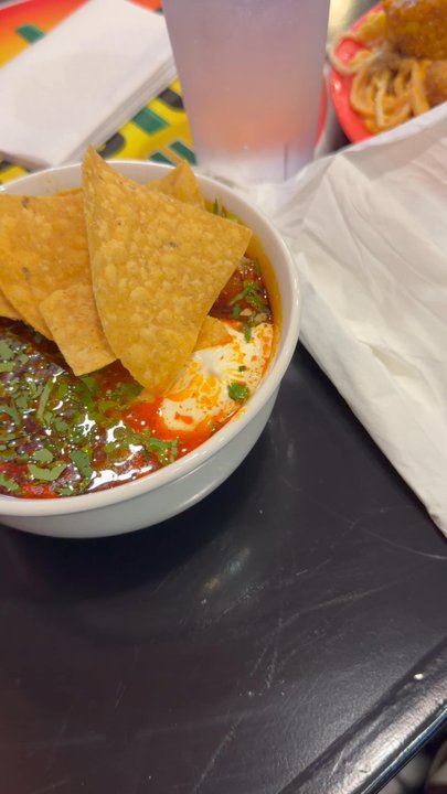 Cactus Grill - Pozole, chilaquiles, eggs and hot dogs, and mariachis in the background - Mexican Near Me - Manassas, Virginia