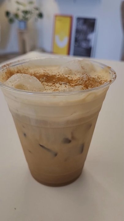 Tot Coffee - TOT cream Latte..butterscotch caramel cream with oatmilk - Coffee & Tea Near Me - Redondo Beach, California