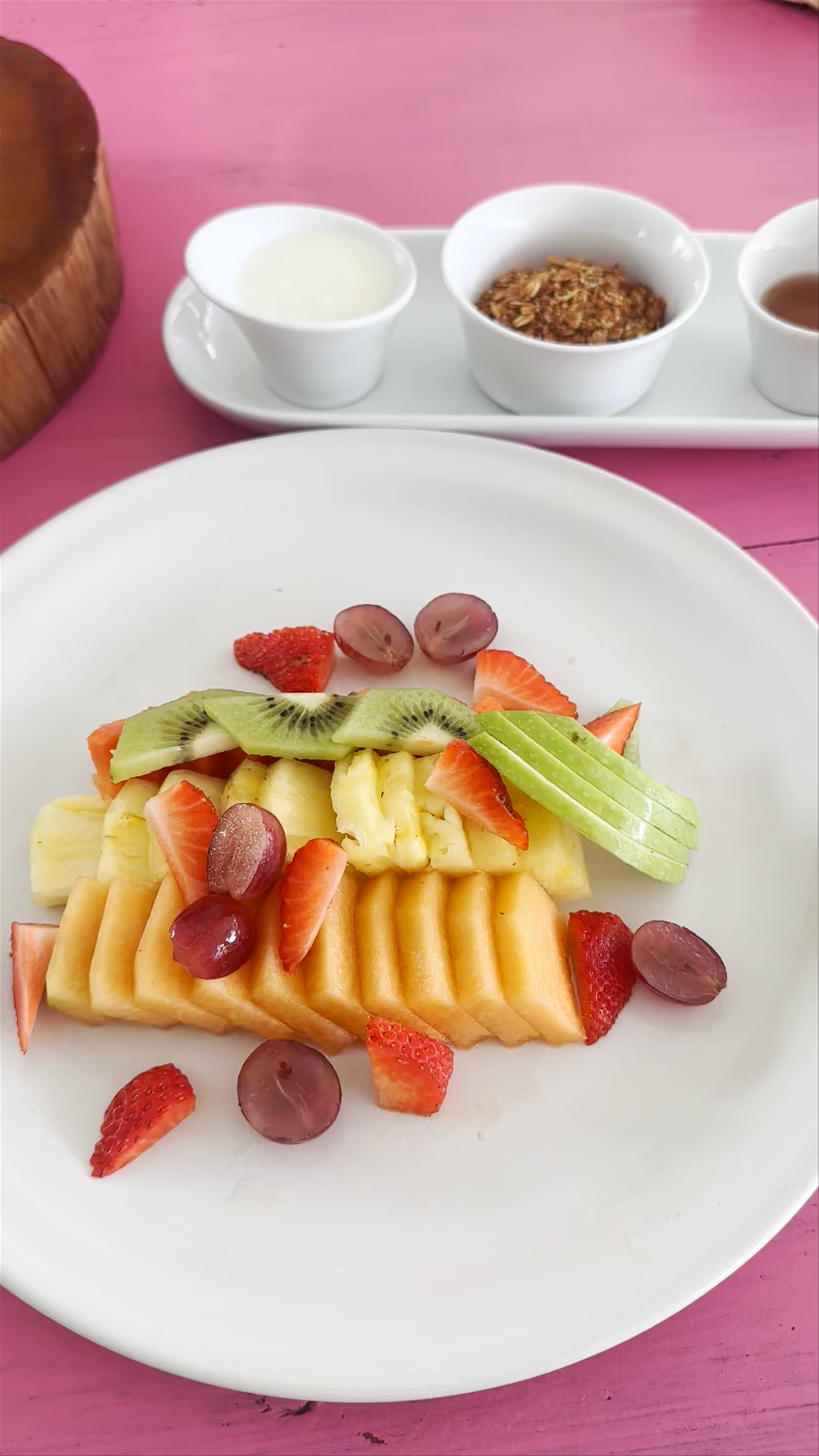 Fresh Tropical Breakfast at Hotel Don Luis Oficial, Valladolid
