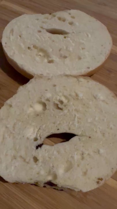 Bagels Plus - Chocolate chip bagel. Disappointing - Bagels Near Me - Plainville, Connecticut