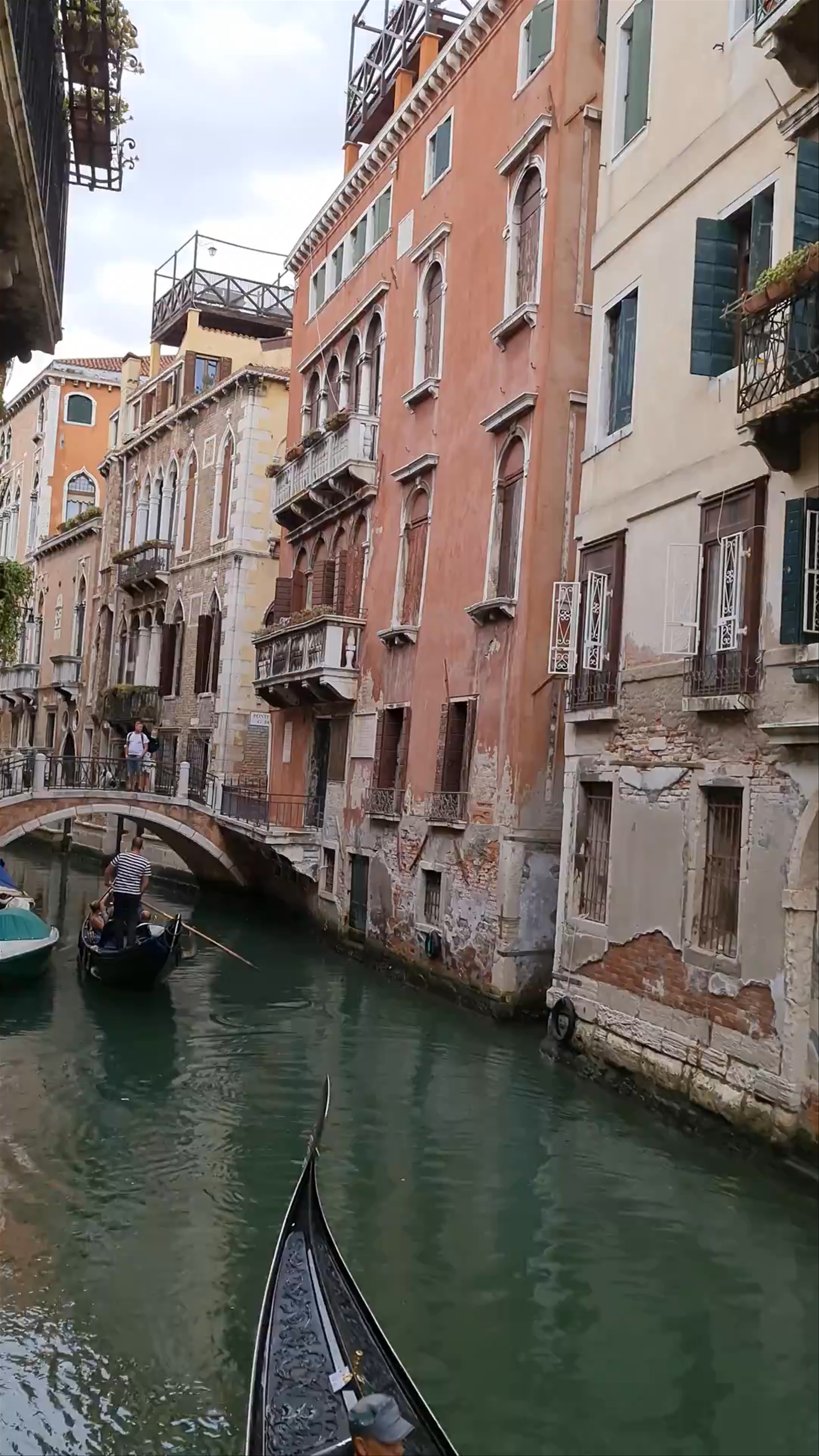 Gondola Ride through Venice's Serene Canals at Santa Lucia