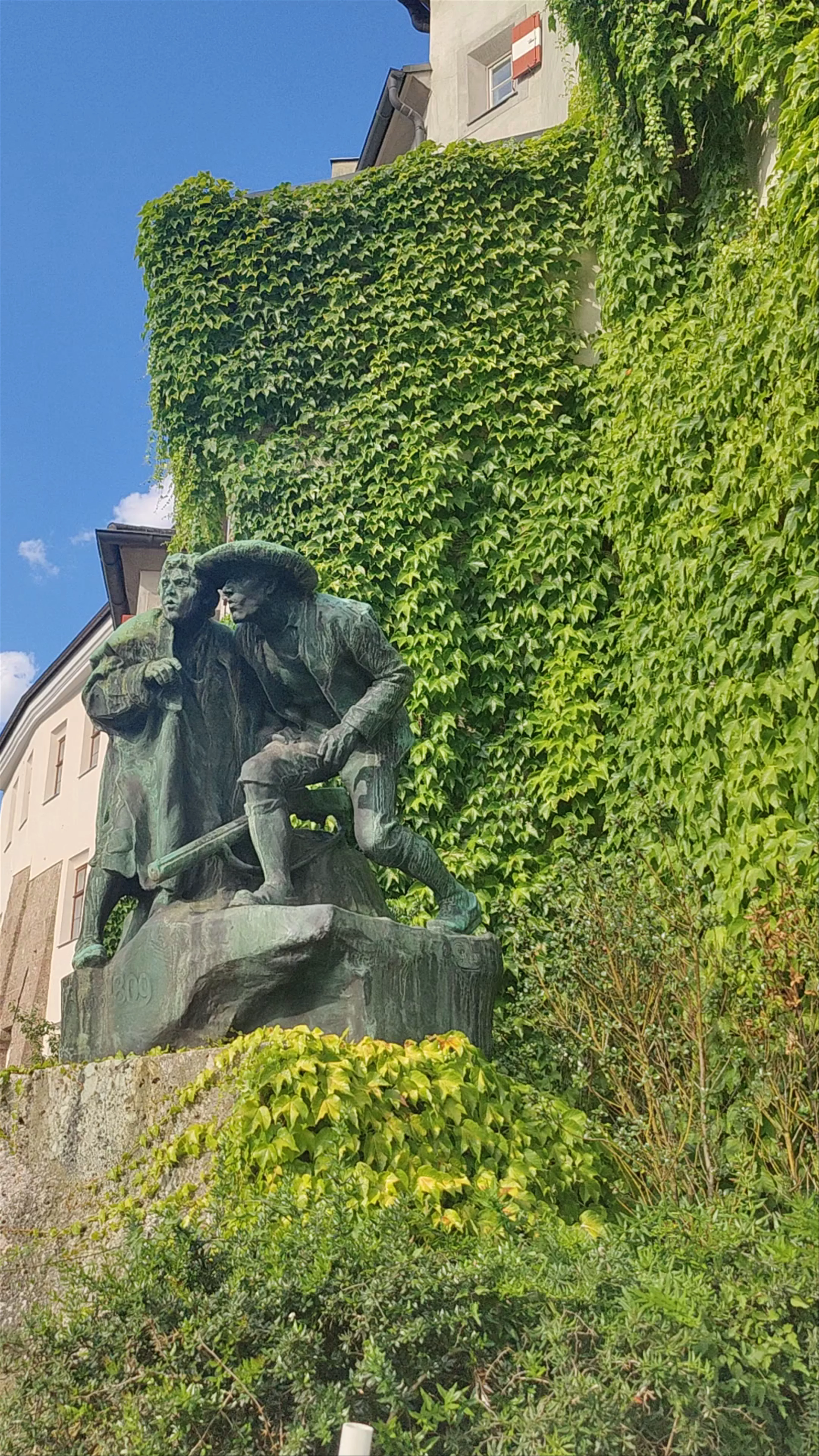 Father and Son or Anno Nine - War Memorial