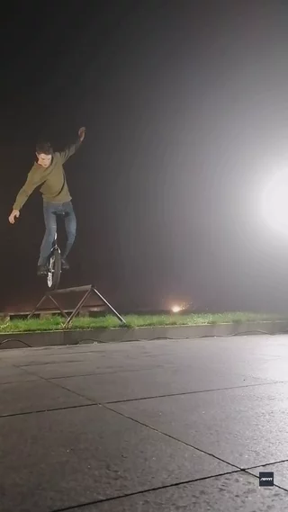 riu submission: 180 back flip off of something!!