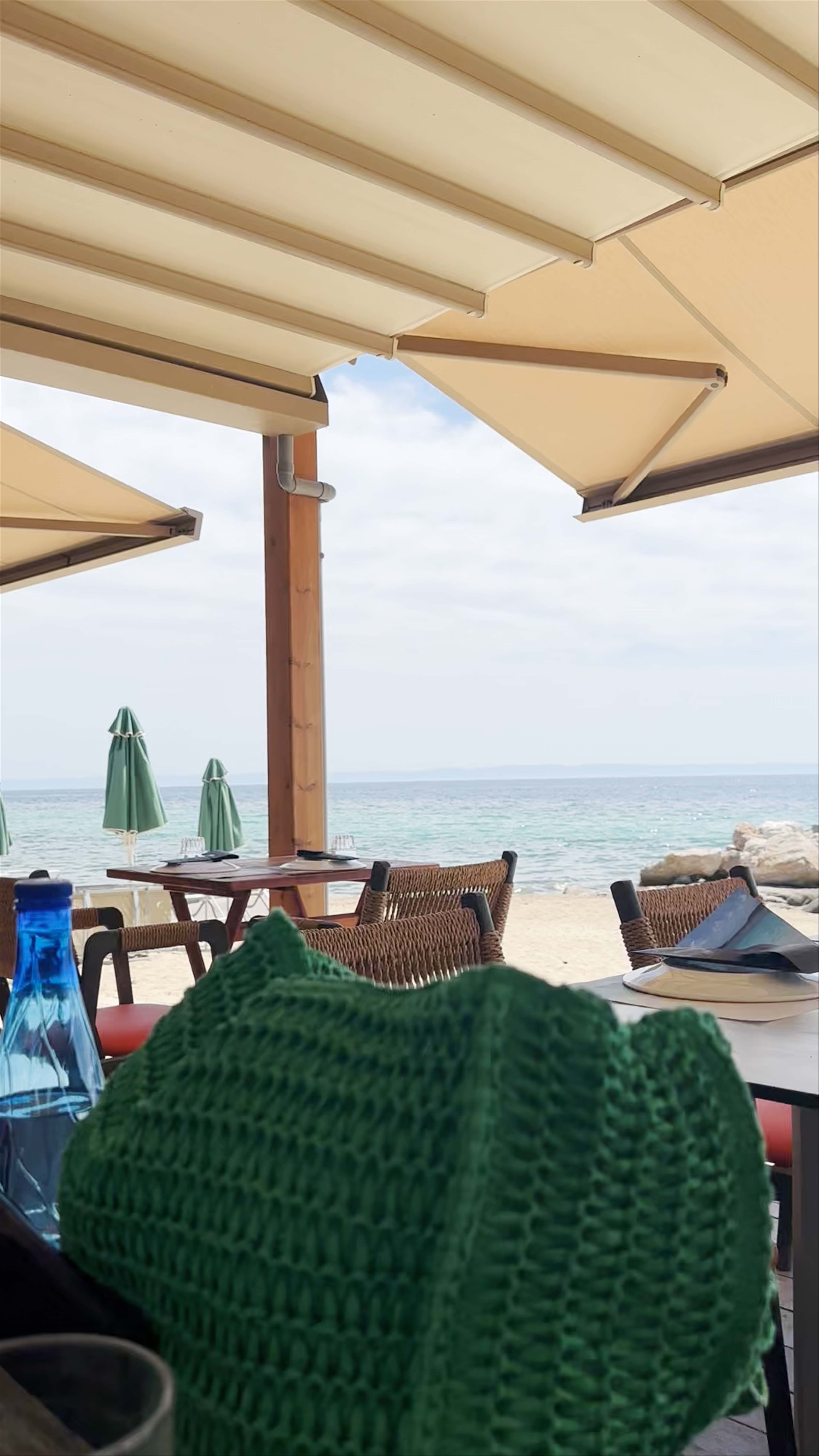 Seaside Dining Serenity at Αρσανάς Restaurant, Sithonia, Greece