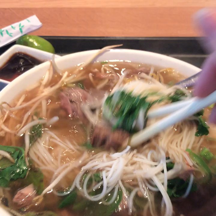 Pho Mo - It's vermicelli rice noodle BÚN, not PHO noodle., light broth, big bowl, a lot of meat and noodles, 15 - Vietnamese Near Me - Miami Beach, Florida