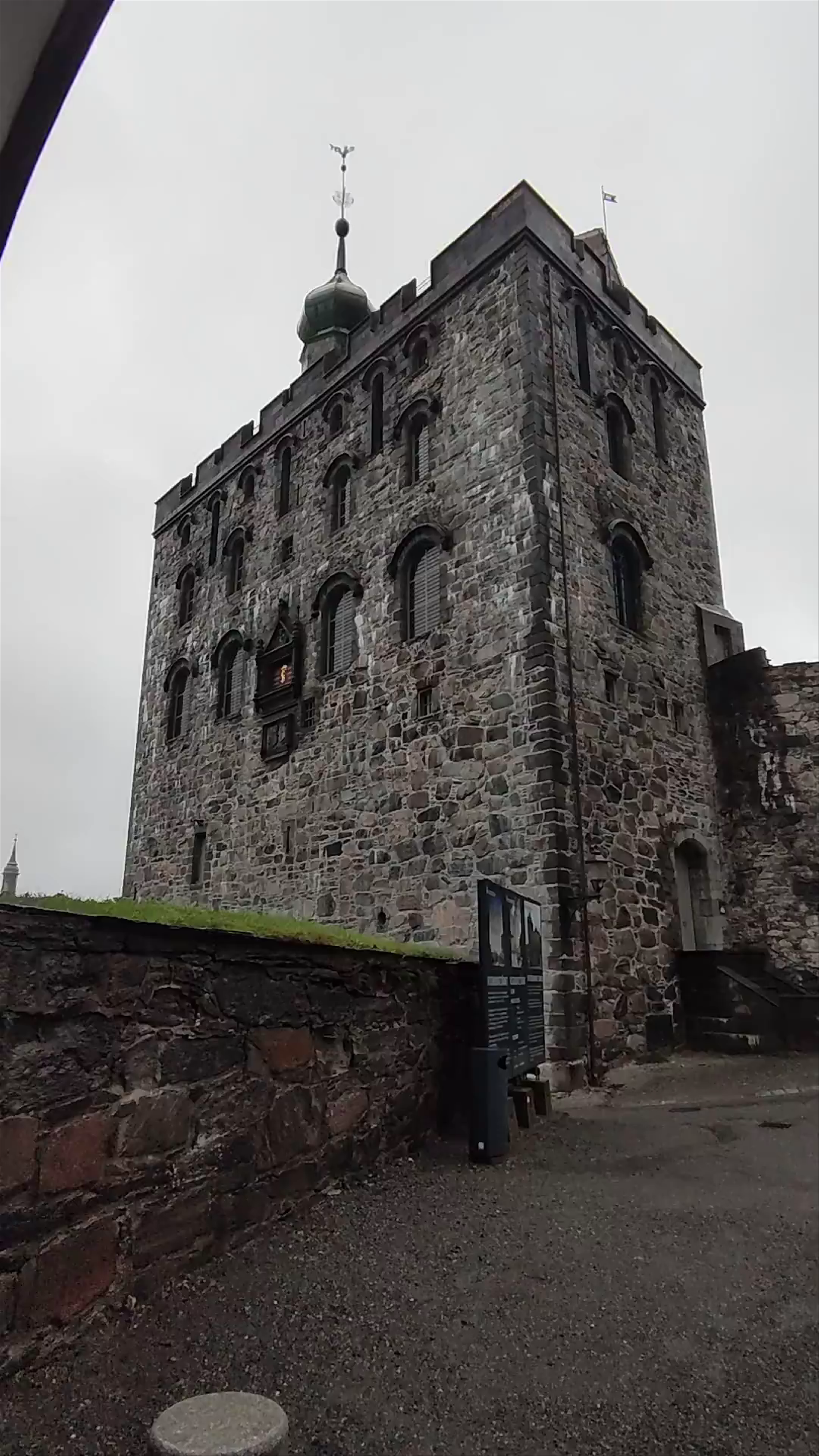 Bryggen’s Historic Fortress in Bergen, Norway