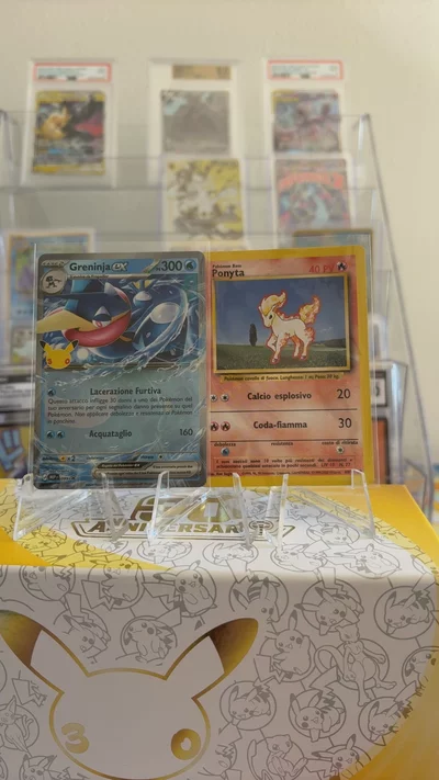 greninja ex promo 30th ita + ponyta good set base ita