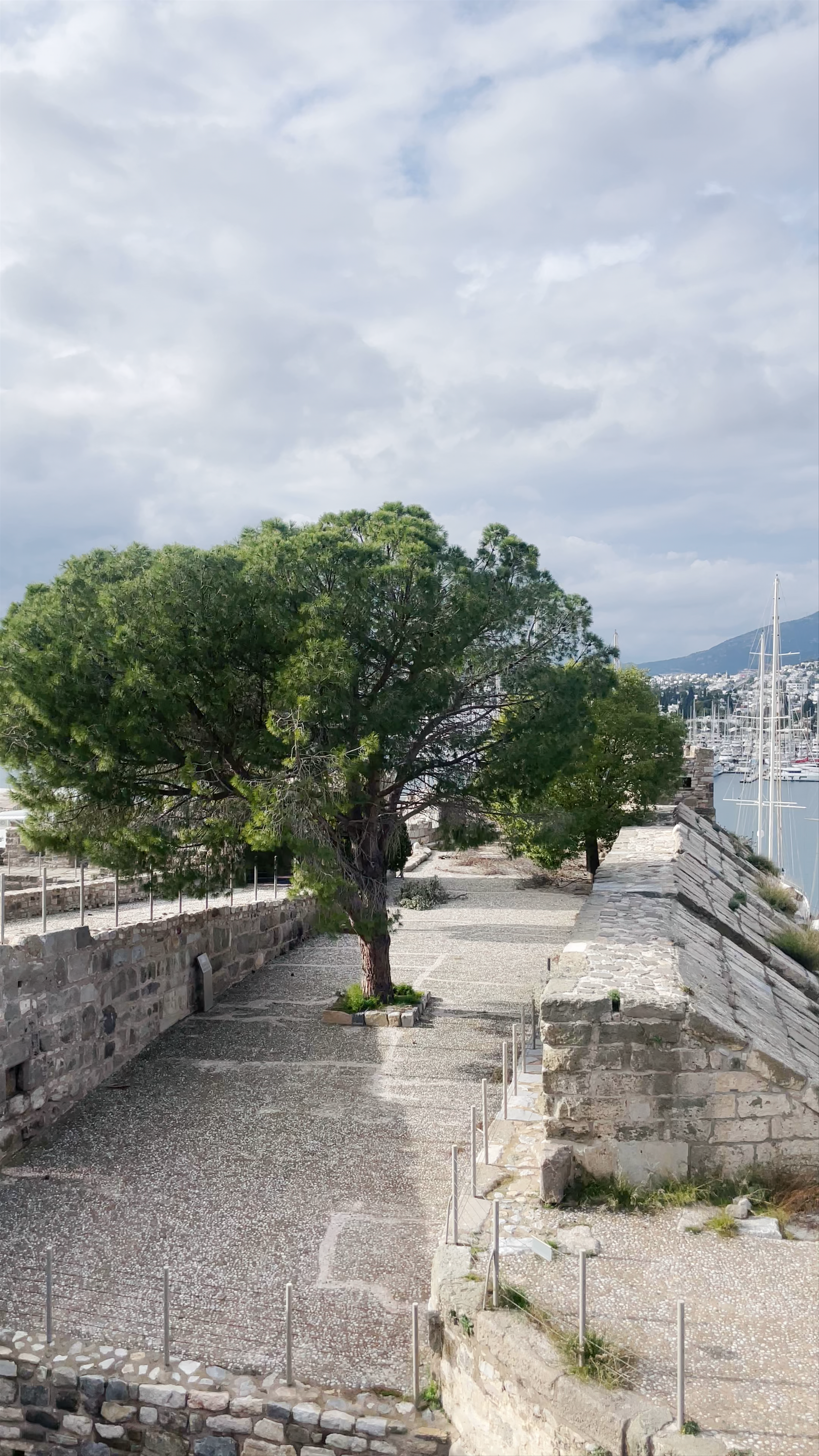 Historic Views from Bodrum Castle, Muğla, Türkiye