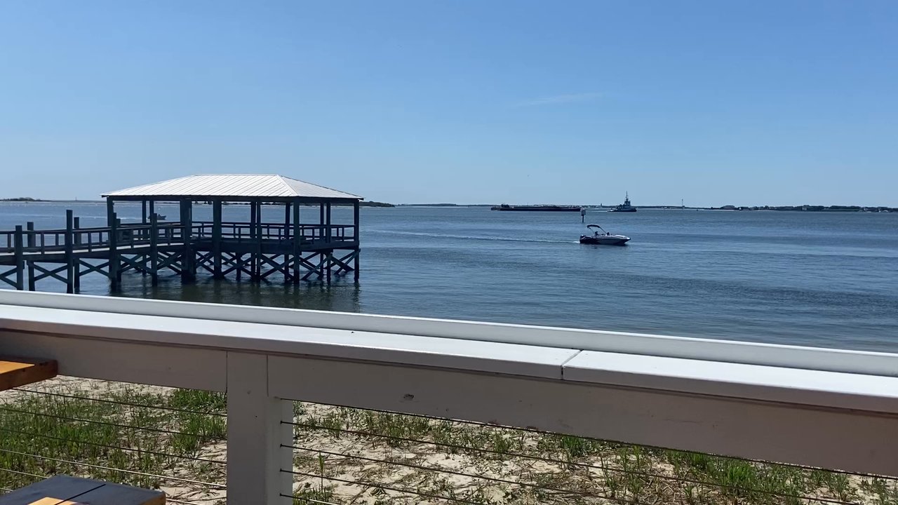 Frying Pan - The view, can't beat it! - Seafood Near Me - Southport, North Carolina