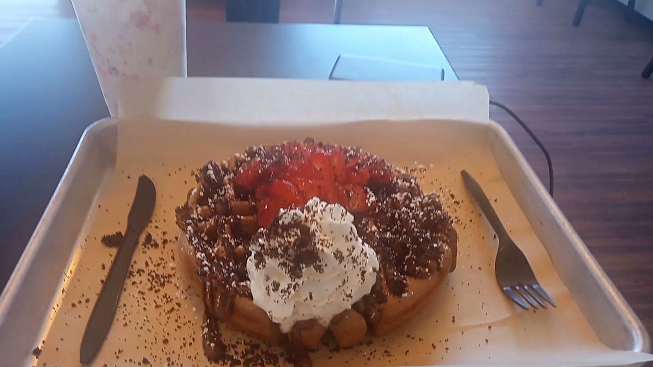 Vibe-N-Thrive - Brownie protein waffle fruity pebbles protein shake - Waffles Near Me - El Paso, Texas