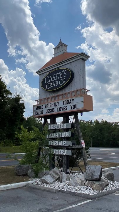 Casey's Crab Company - Signage out front. - Seafood Near Me - Laurel, Maryland