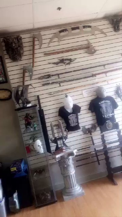 Empire Tattoo - Just walked in the shop and I'm loving the theme already. - Piercing Near Me - Itasca, Illinois