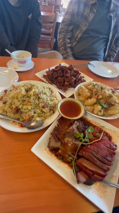Tasty Kitchen - Orange 117. Orange Peel Beef Bbq pork fried rice  Salt and pepper squid  Bbq pork and duck - Chinese Near Me - Gardena, California