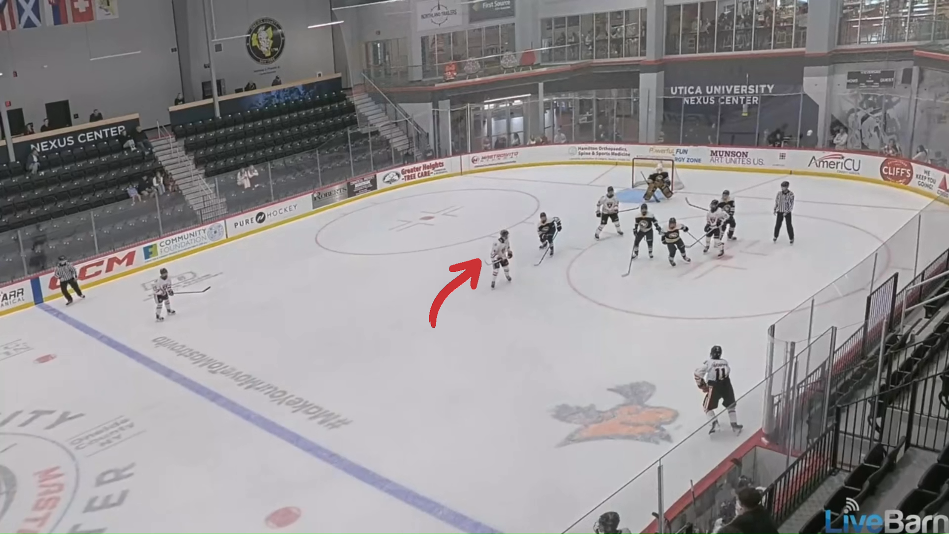 Dayton Deutsch Scores Impressive One Timer Goal vs Notre Dame Academy 15U AAA