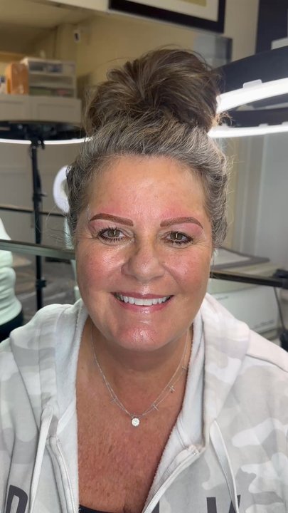 Bexley Nails - Ombre and Hairstroke Eyebrows done by JESSICA - Nail Salons Near Me - Columbus, Ohio