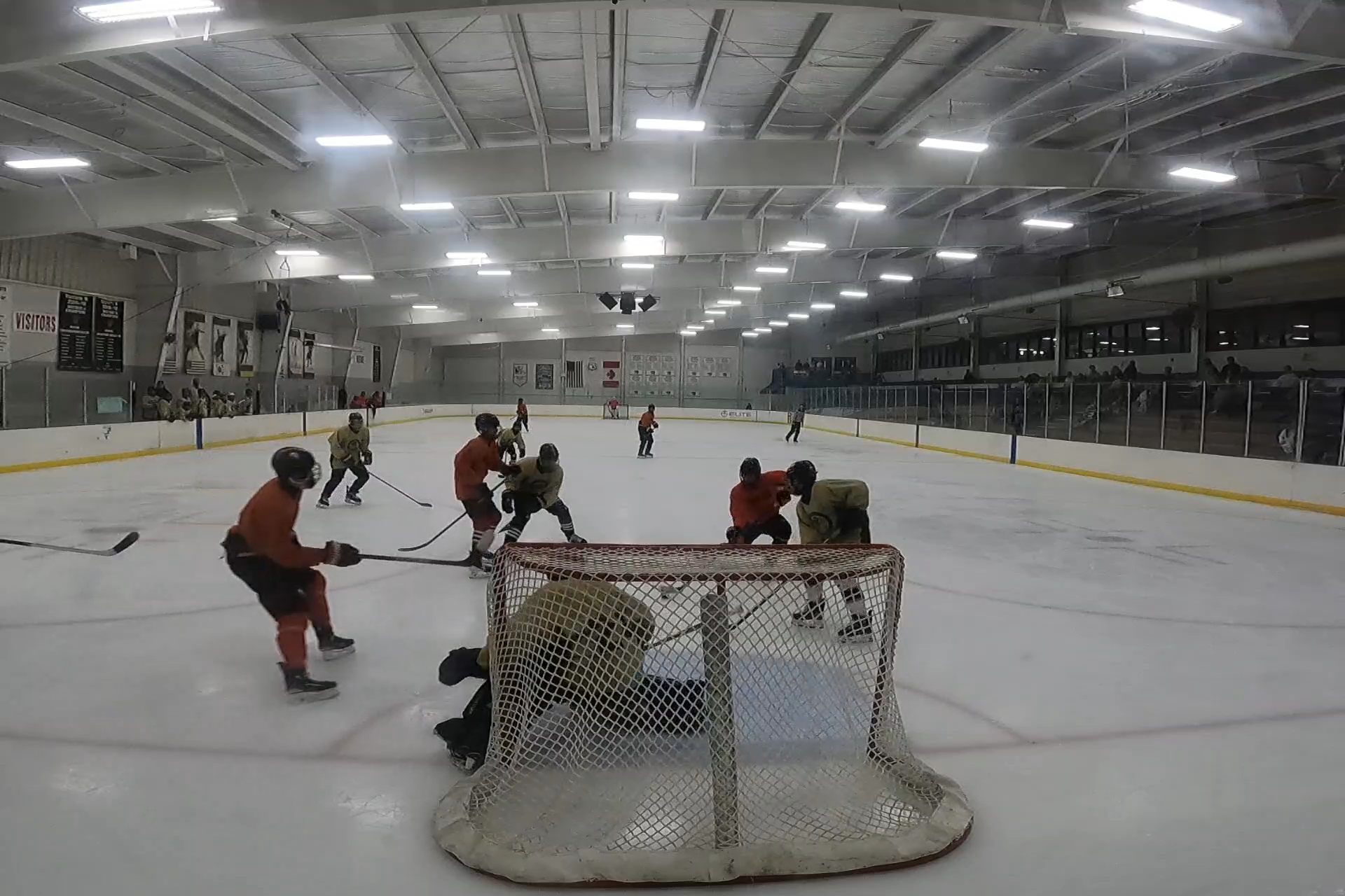 Logan Dennett's Incredible Backdoor One-timer Save | Howell HS Varsi