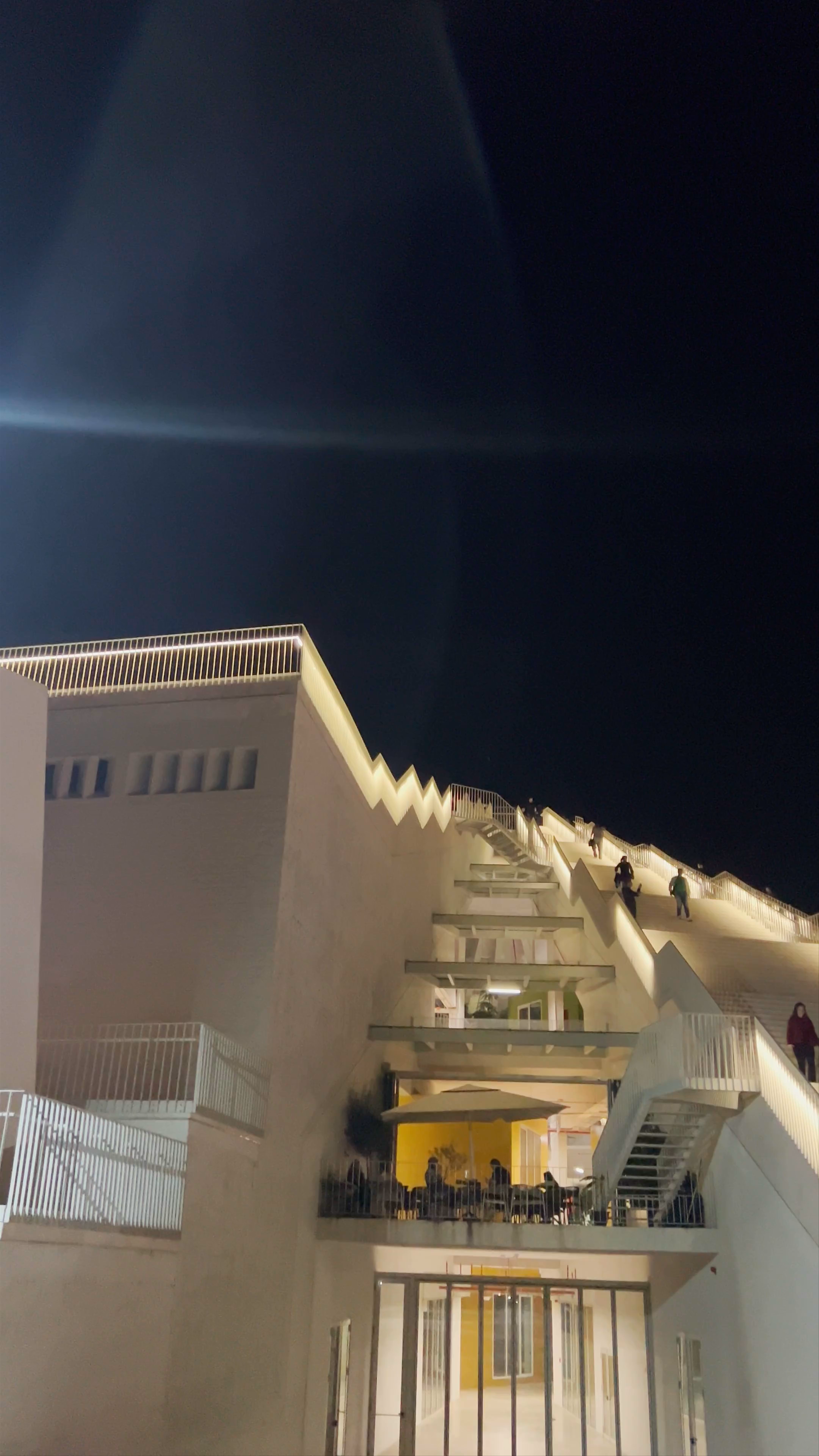 Illuminated Pyramid of Tirana at Night | Architectural Night Walk