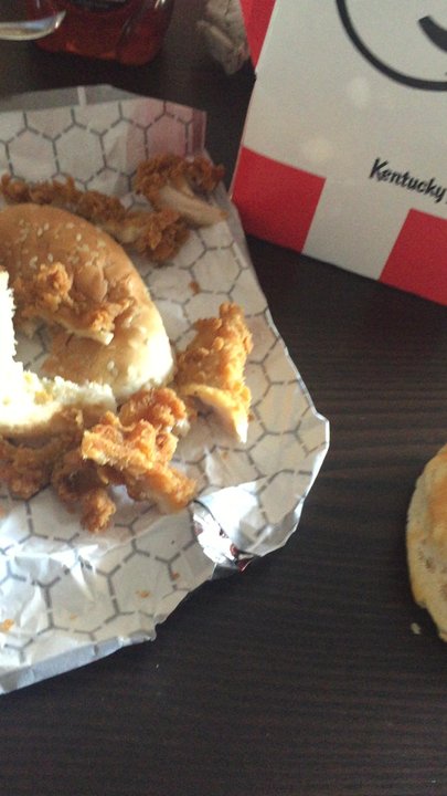 KFC - Do you hear how hard this damn biscuit is! Seriously how could you serve this bull s***! - Fast Food Near Me - Maricopa, Arizona