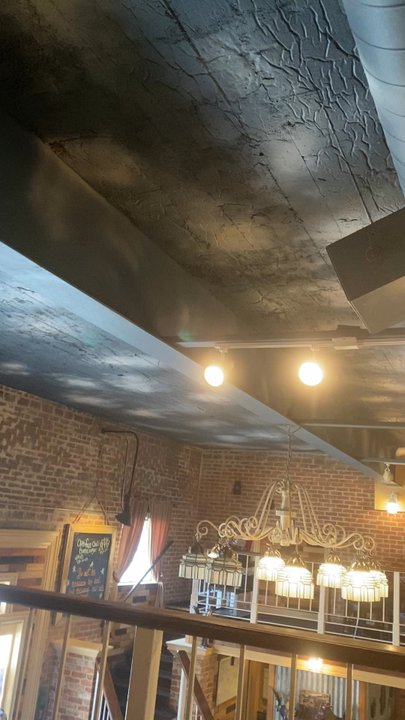 R & K Cafe II - The ceiling is painted to look like the sky - American Near Me - Hillsboro, Texas